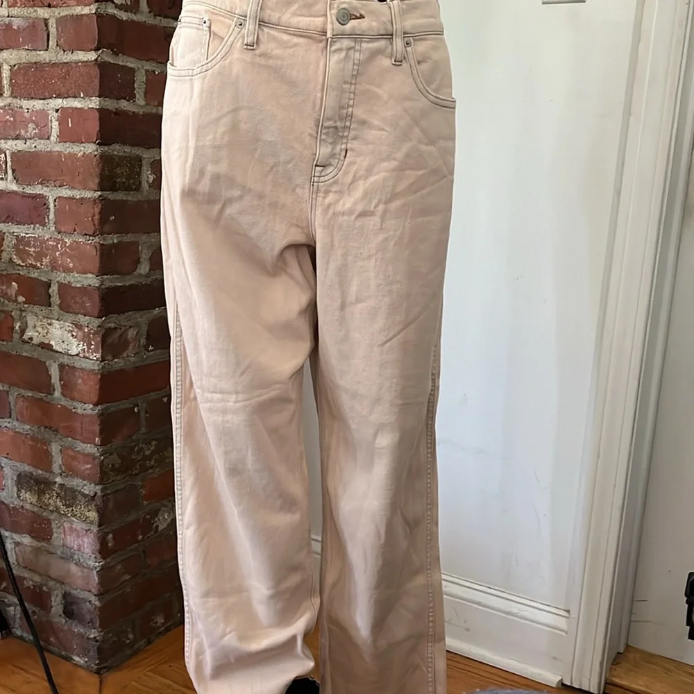 J.Crew pinky size 32 with a light hue of blue shredded at the bottom nwt - Picture 3 of 10